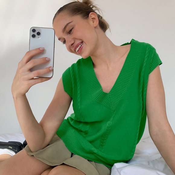 Sunday Best Winston Sweater Vest, XS - Picture 2 of 4